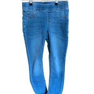 Justice light wash like new girls jeggings size 8